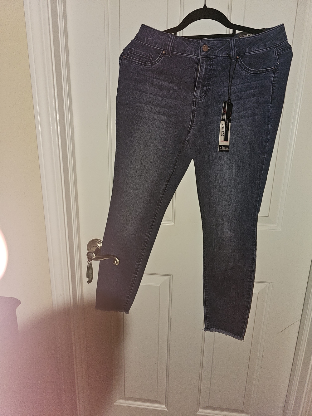 Women's D.jeans Size 10p Dark Blue Skinny Jeans - Women Modern Fit